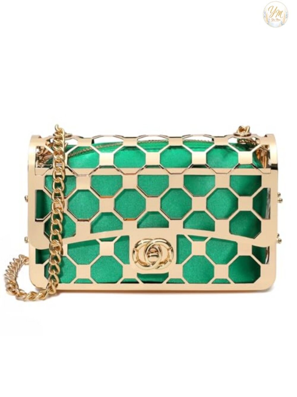 Velvet Evening Clutch Purse with Detachable Chain for Women Wedding Party Bag